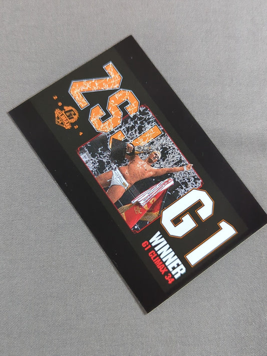 ★ Zack Saber Jr . G1 CLIMAX 34 Victory Sticker ★