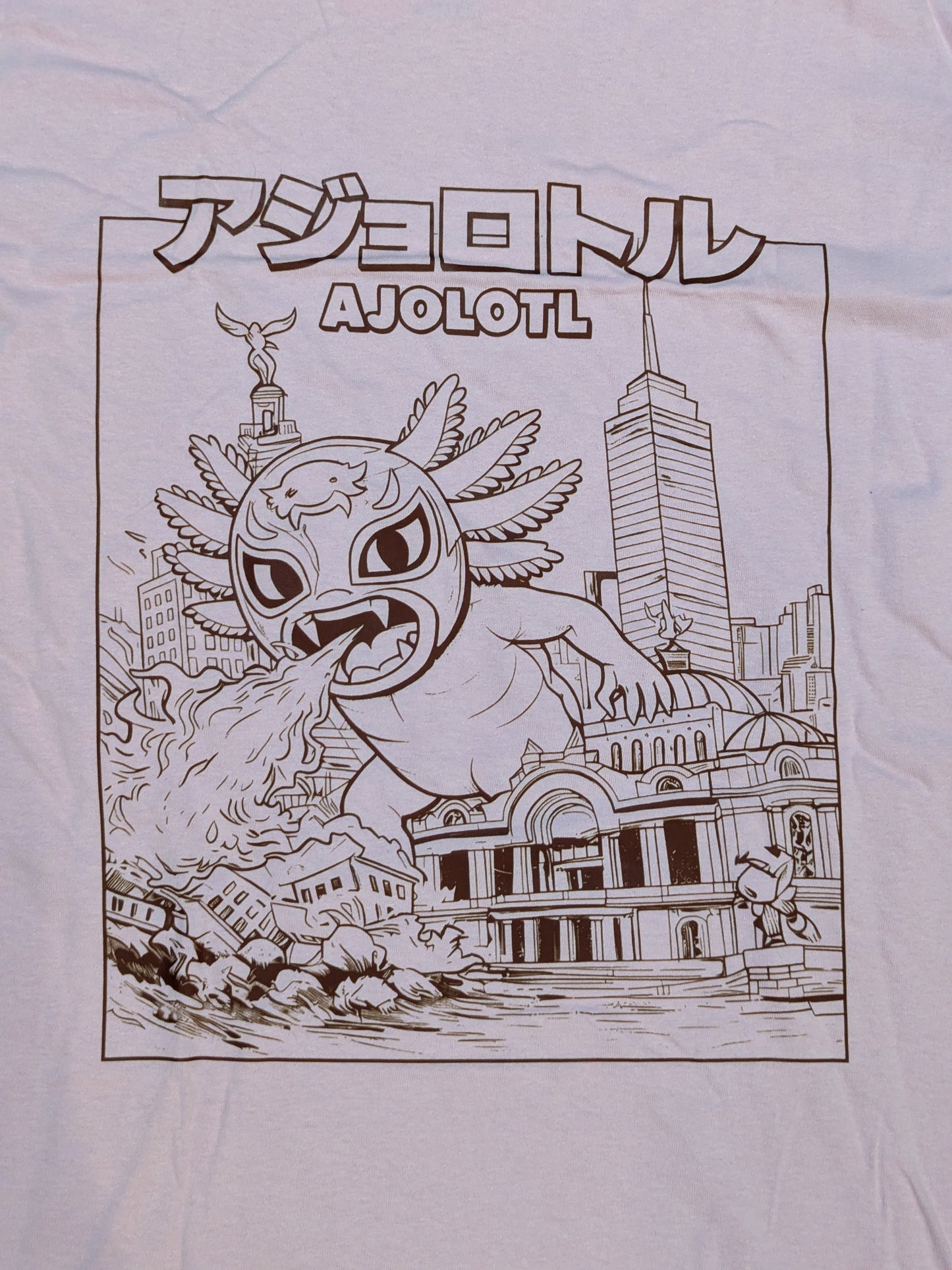 Ajorotl (Axolotl) Illustration T-Shirt