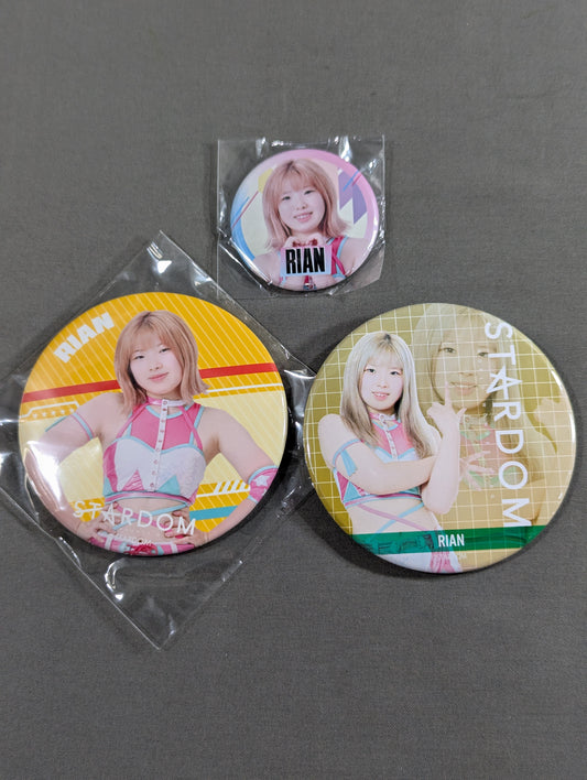 ★ Reckless Gerry Girl ★ RIAN  PinBack button Set (1)