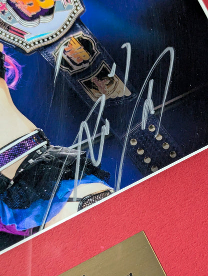 ★ First Champions ★ STARLIGHT KID & KARMA 2 hand signed autographs Photo frame