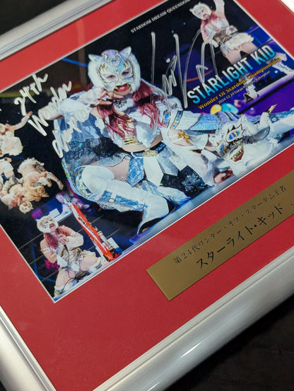 ★ Wonder's first crown ★ STARLIGHT KID  hand signed autograph Photo frame