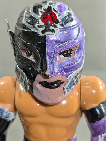 BUSHI  (Mexican figure, black×purple)