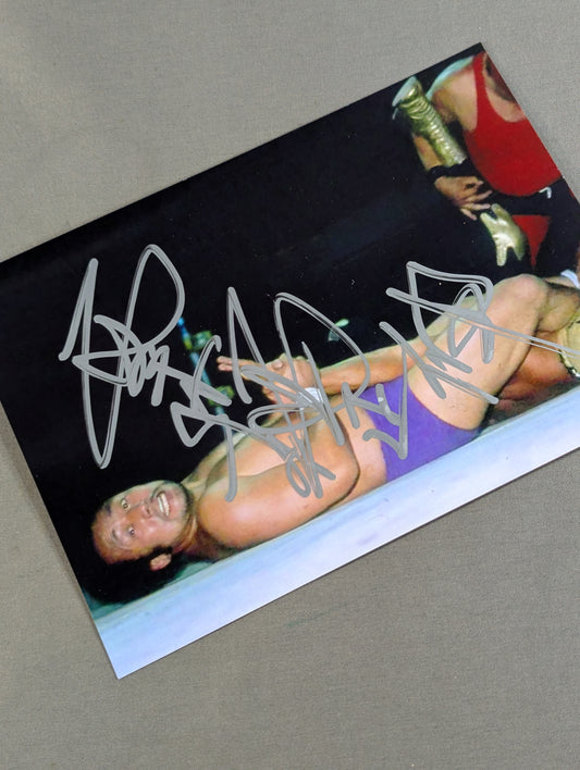 Masanobu Kurisu hand signed autograph  photo ②