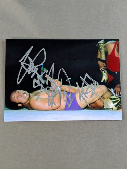 Masanobu Kurisu hand signed autograph  photo ②