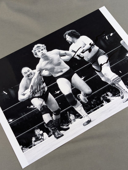 Killer Khan & Tiger Toguchi  2 hand signed autographs Pro-Photo (1)