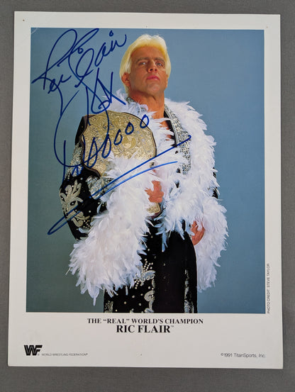Ric Flair hand signed autograph Pro-Photo 