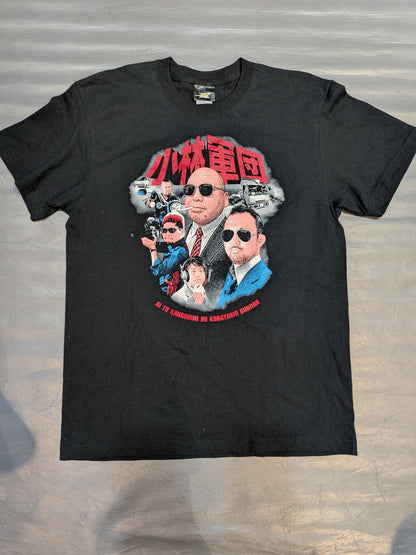【アブドーラ小林＆宇藤純久 直筆Wサイン入り】アブドーラ小林「小林軍団」ピクチャーTシャツ