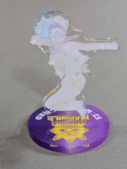 Hummingbird Marigold Acrylic Stand