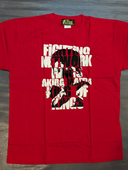 前田日明「KING OF KINGS」Tシャツ①(レッド)