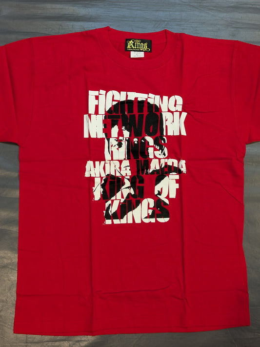前田日明「KING OF KINGS」Tシャツ①(レッド)