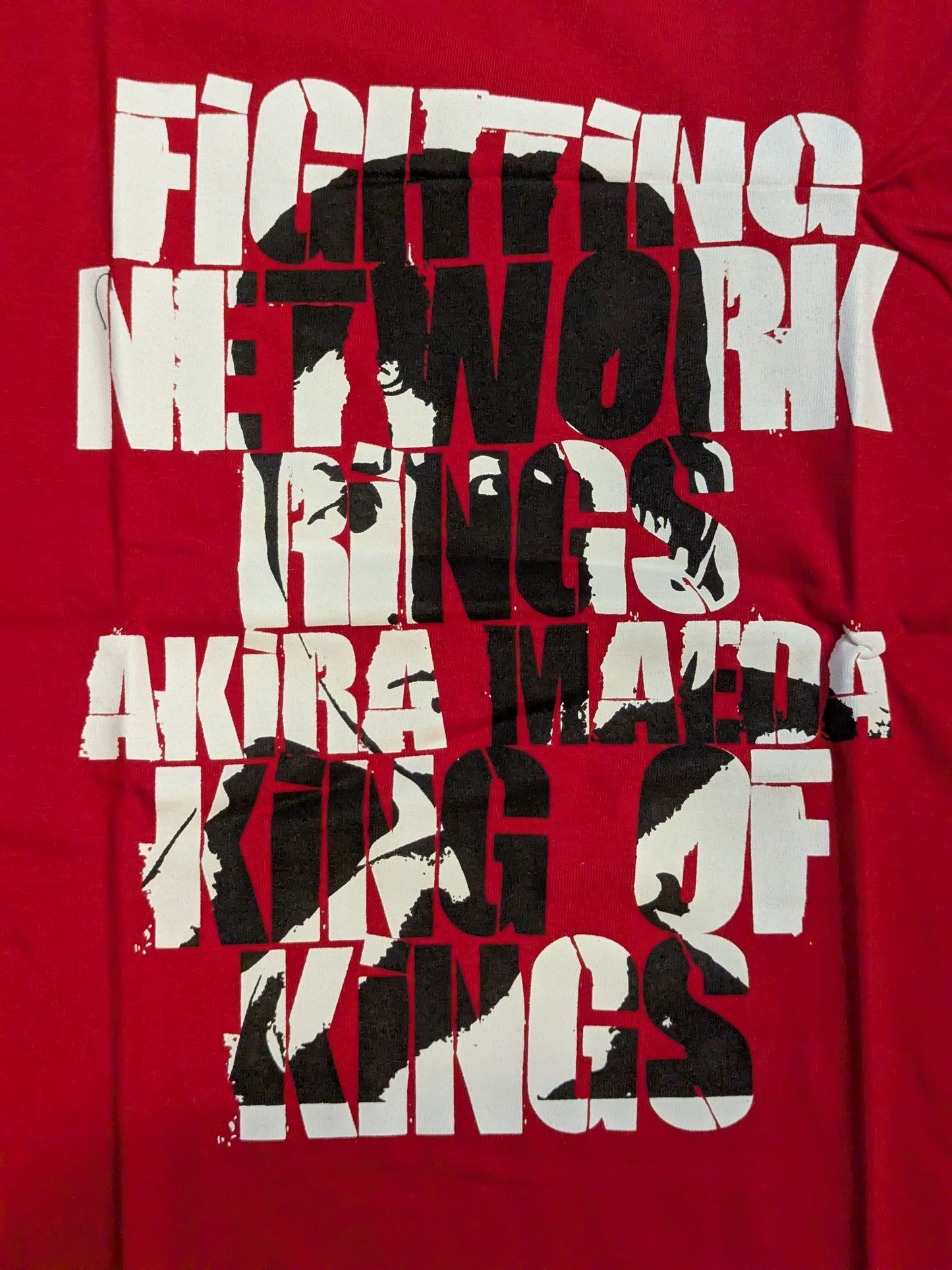前田日明「KING OF KINGS」Tシャツ①(レッド)