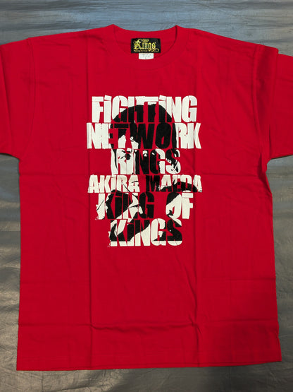 前田日明「KING OF KINGS」Tシャツ②(レッド)