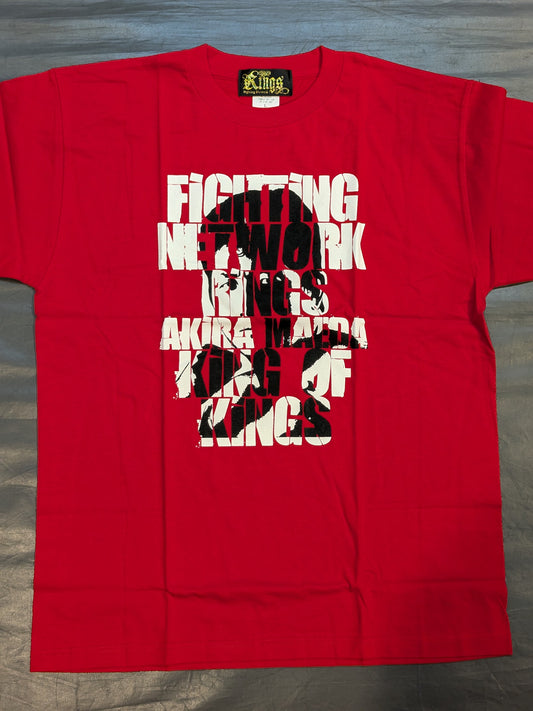 前田日明「KING OF KINGS」Tシャツ②(レッド)