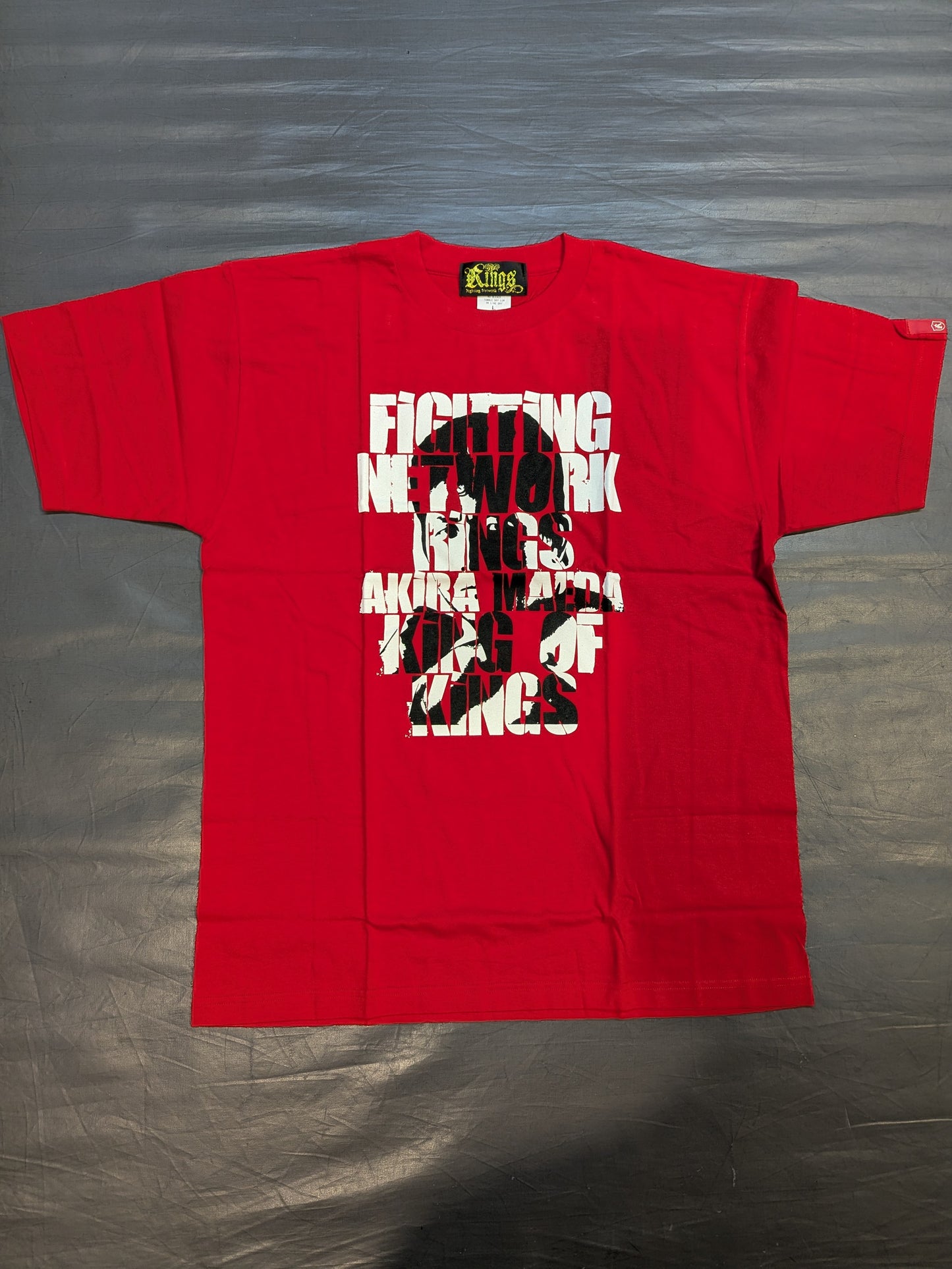 前田日明「KING OF KINGS」Tシャツ②(レッド)