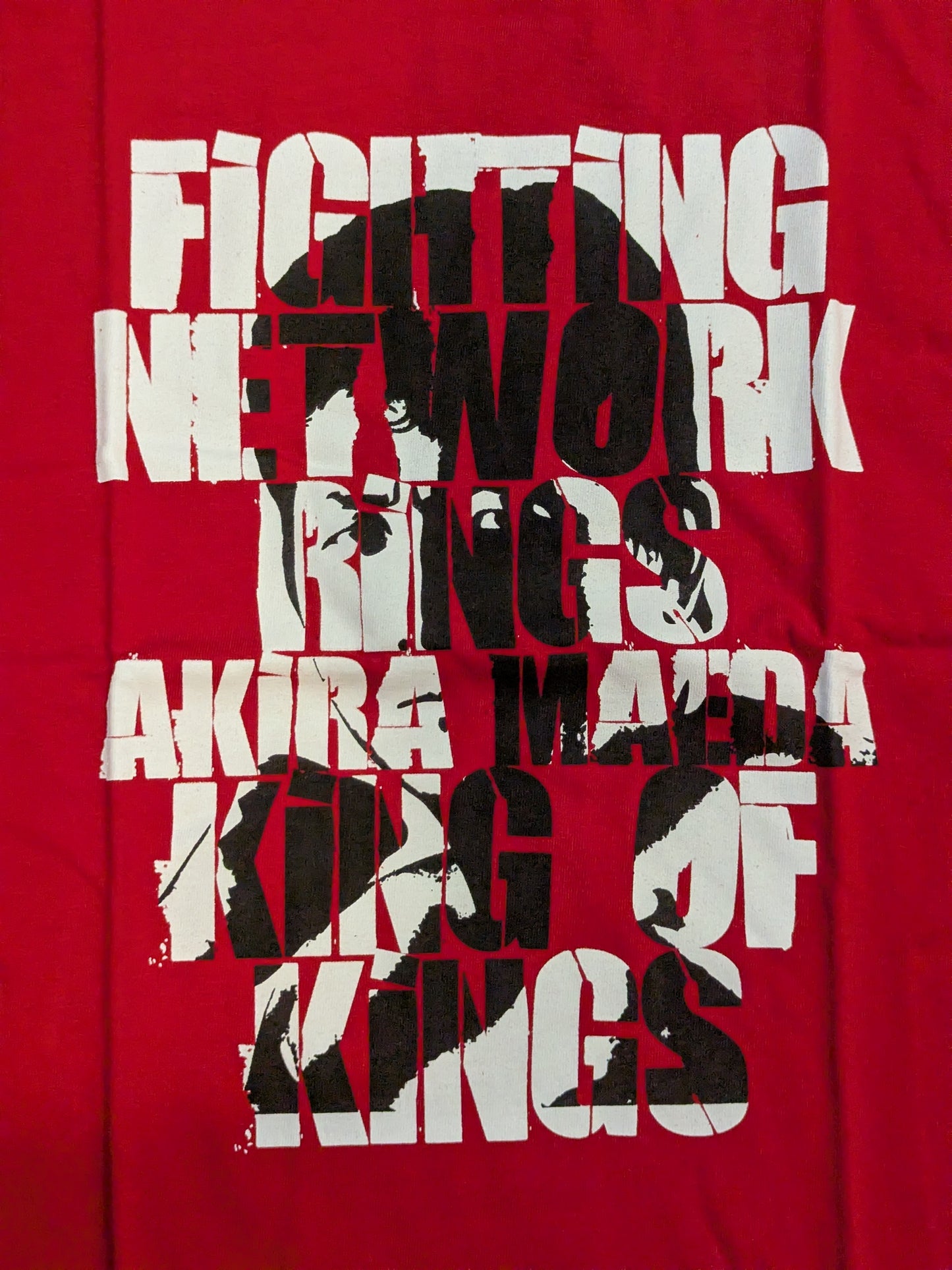 前田日明「KING OF KINGS」Tシャツ②(レッド)