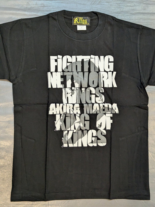 Akira Maeda "KING OF KINGS" T-shirt (3) (Black)