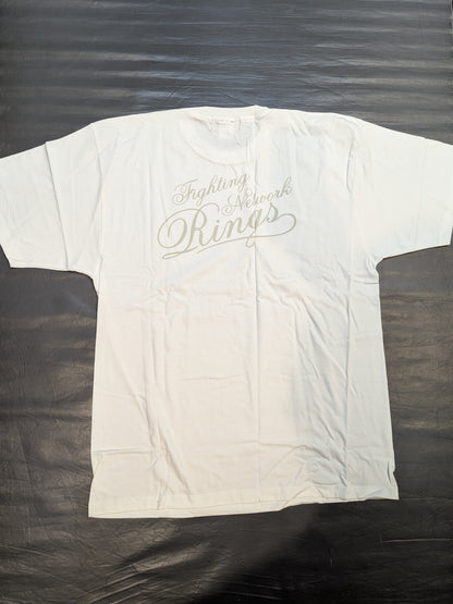 RINGS One-Point Emblem T-Shirt (1) (White)