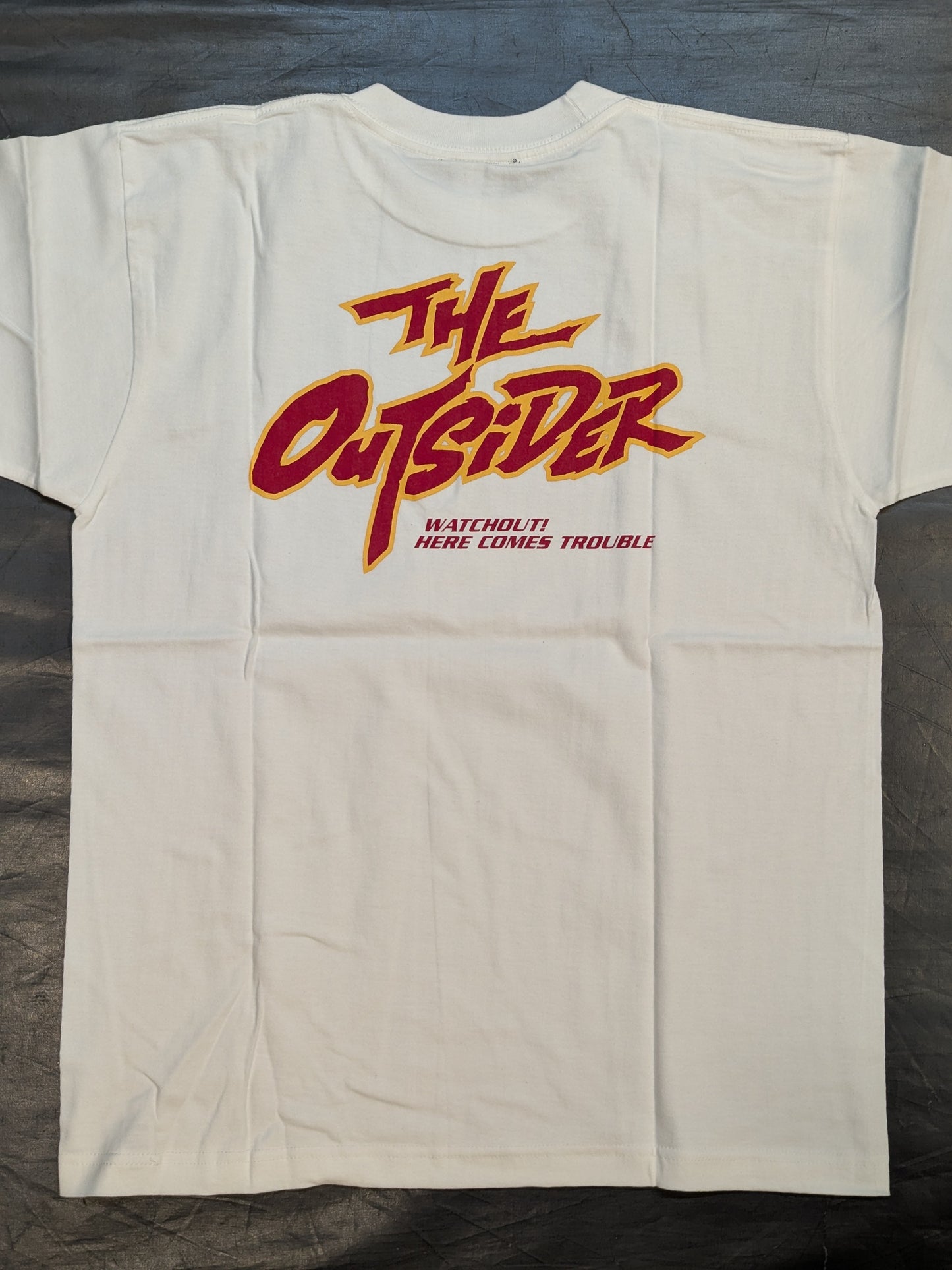 Akira Maeda "THE OUTSIDER" T-Shirt (2) (White)