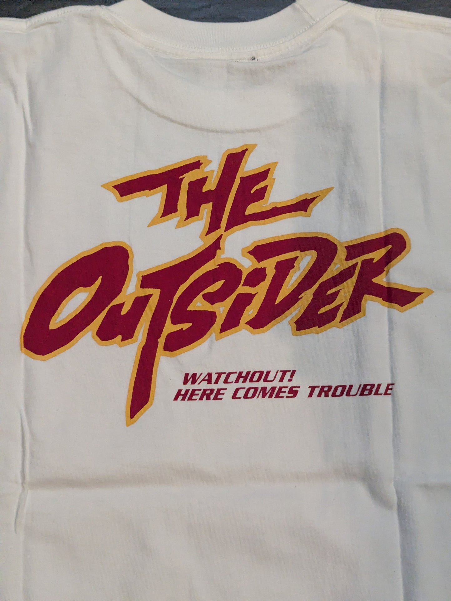 Akira Maeda "THE OUTSIDER" T-Shirt (2) (White)