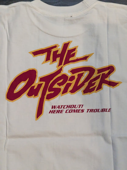 Akira Maeda "THE OUTSIDER" T-Shirt (2) (White)
