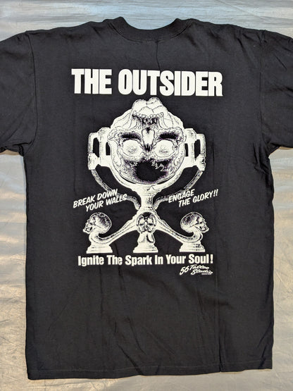 THE OUTSIDER「Ignite The Spark In Your Soul!」 T-shirt (1) (Black)