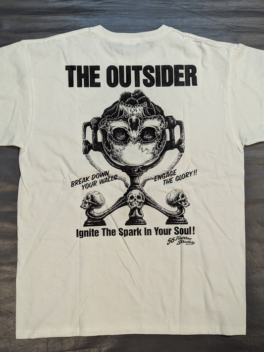 THE OUTSIDER「Ignite The Spark In Your Soul!」Tシャツ②(ホワイト)