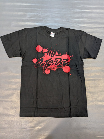 THE OUTSIDER「WATCHOUT! HERE COMES TROUBLE」Tシャツ①(ブラック)