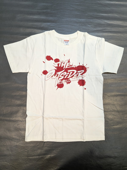 THE OUTSIDER「WATCHOUT! HERE COMES TROUBLE」Tシャツ③(ホワイト)