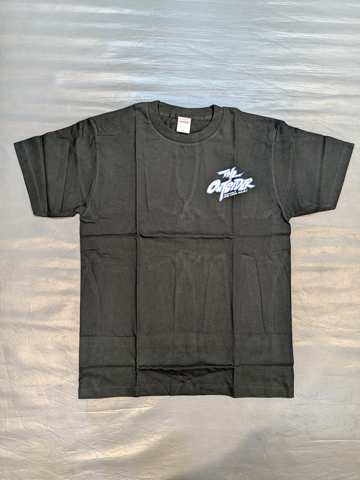 THE OUTSIDER ワンポイントロゴTシャツ②(ブラック)