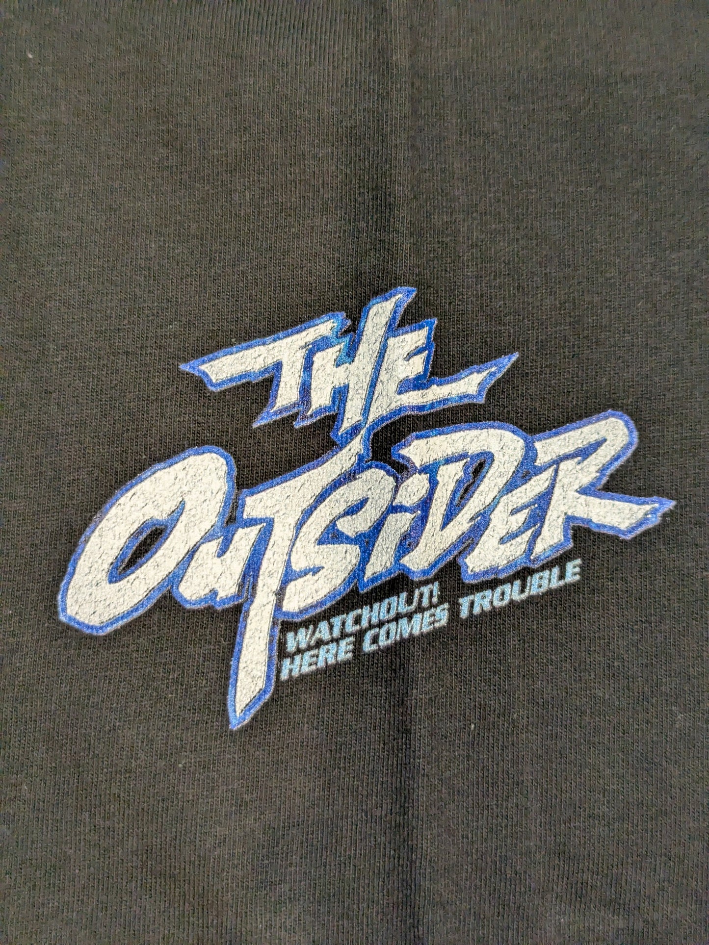 THE OUTSIDER ワンポイントロゴTシャツ②(ブラック)