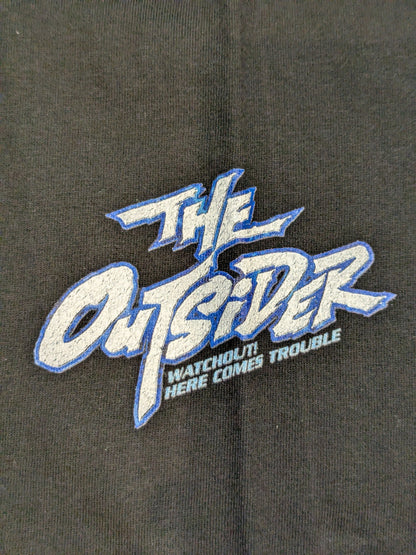 THE OUTSIDER ワンポイントロゴTシャツ②(ブラック)