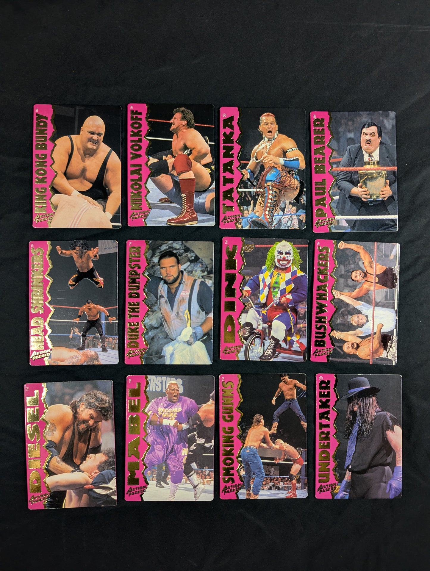 1995 WWF Action Packed 24K フルコンプリート42枚セット