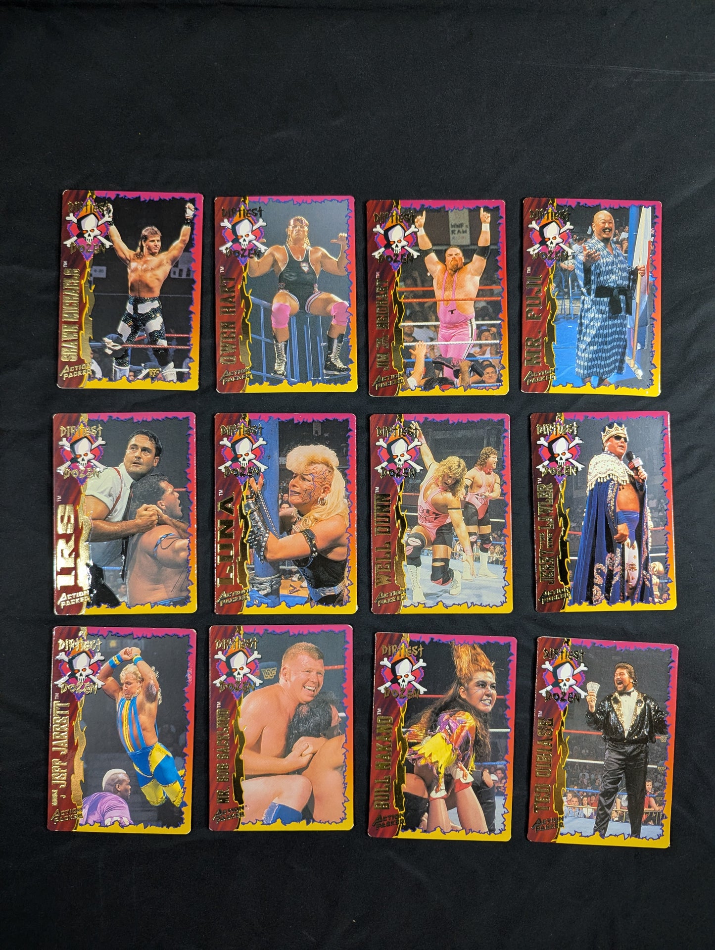 1995 WWF Action Packed 24K フルコンプリート42枚セット