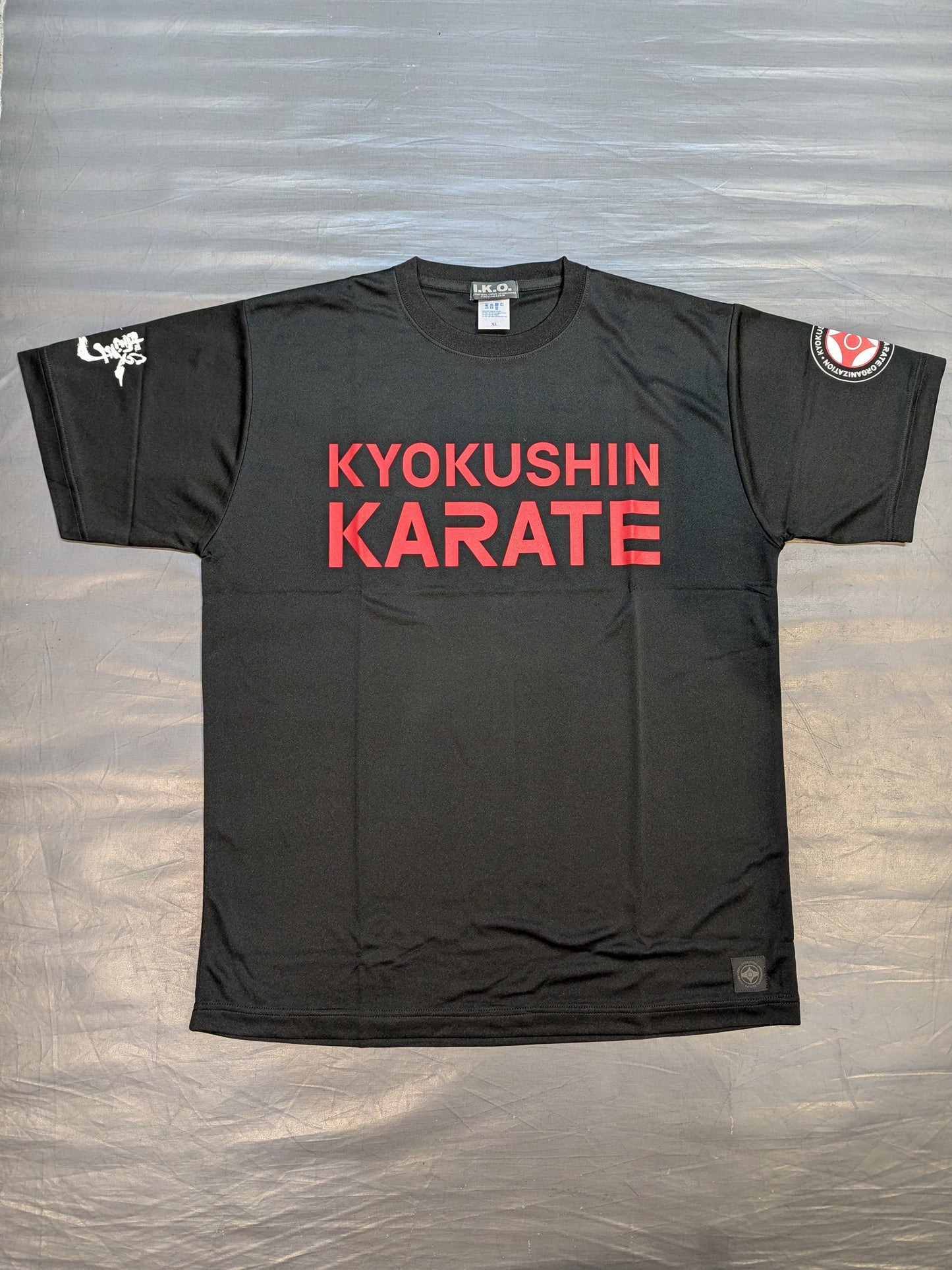極真 ドライTシャツ①(ブラック)