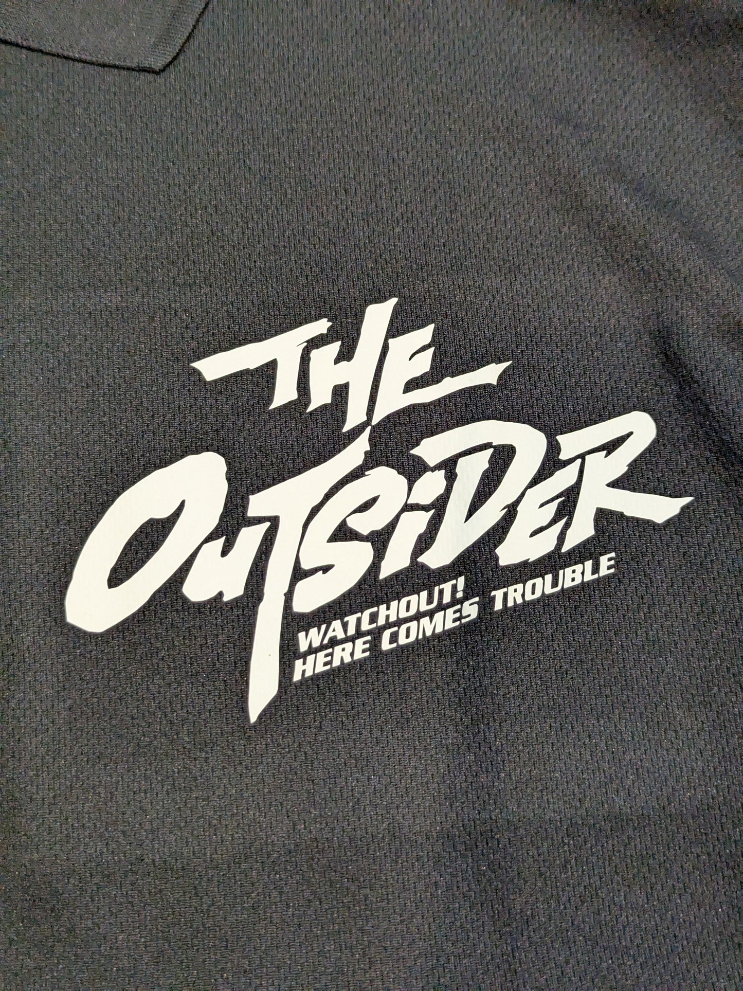 THE OUTSIDER Dry Polo Shirt (Black)
