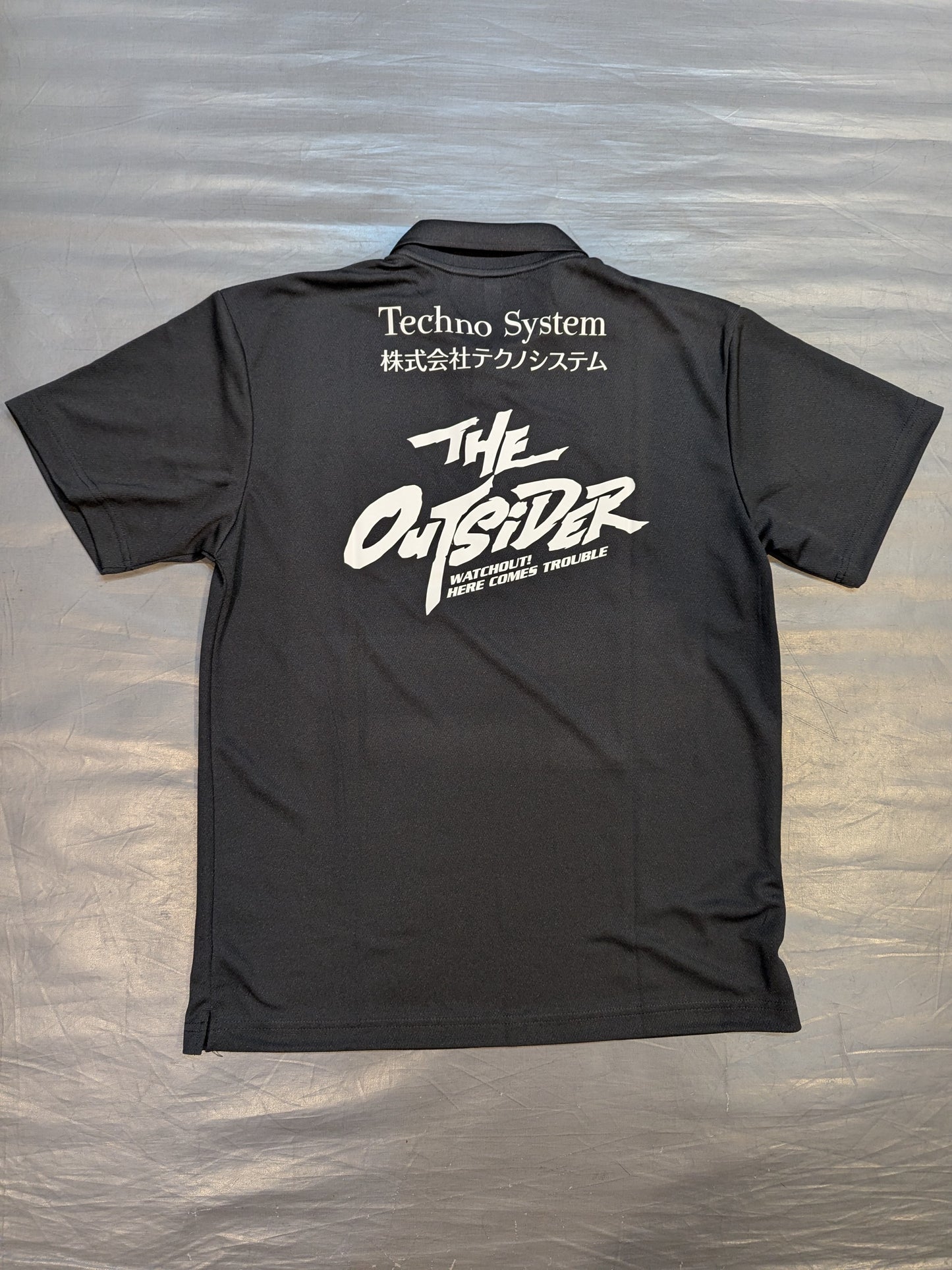 THE OUTSIDER Dry Polo Shirt (Black)