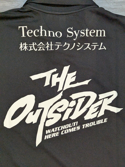 THE OUTSIDER Dry Polo Shirt (Black)
