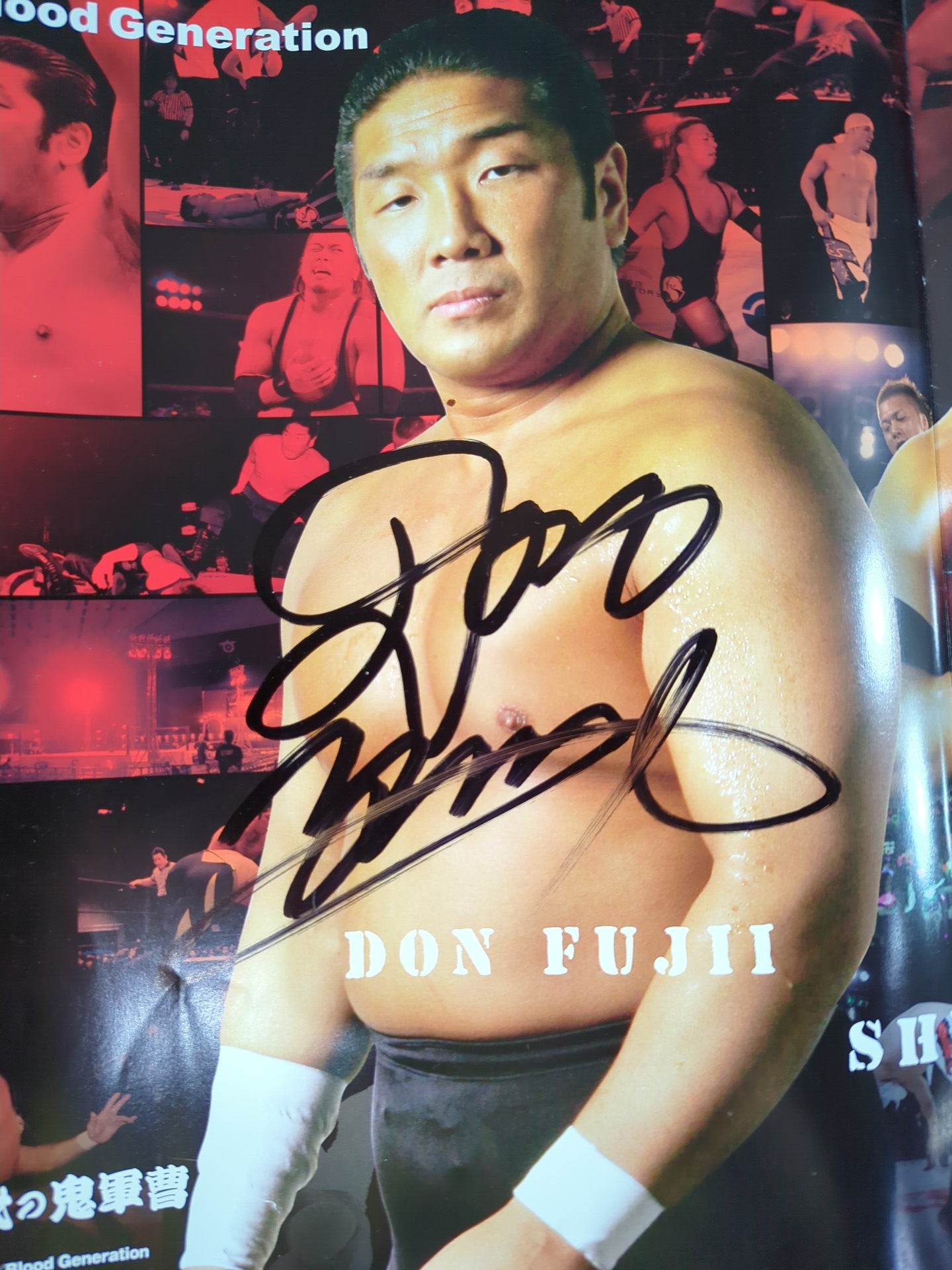 [6 fighters hand signed autograph 2006 Dragon Gate Official Pamphlet (1)