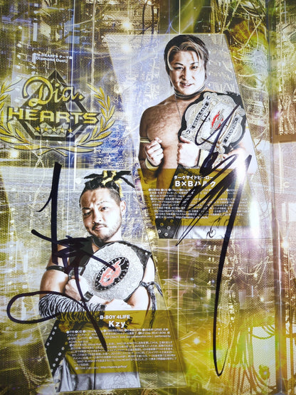【5選手直筆サイン入り】2015 DRAGON GATE OFFICIAL PAMPHLET Vol.39