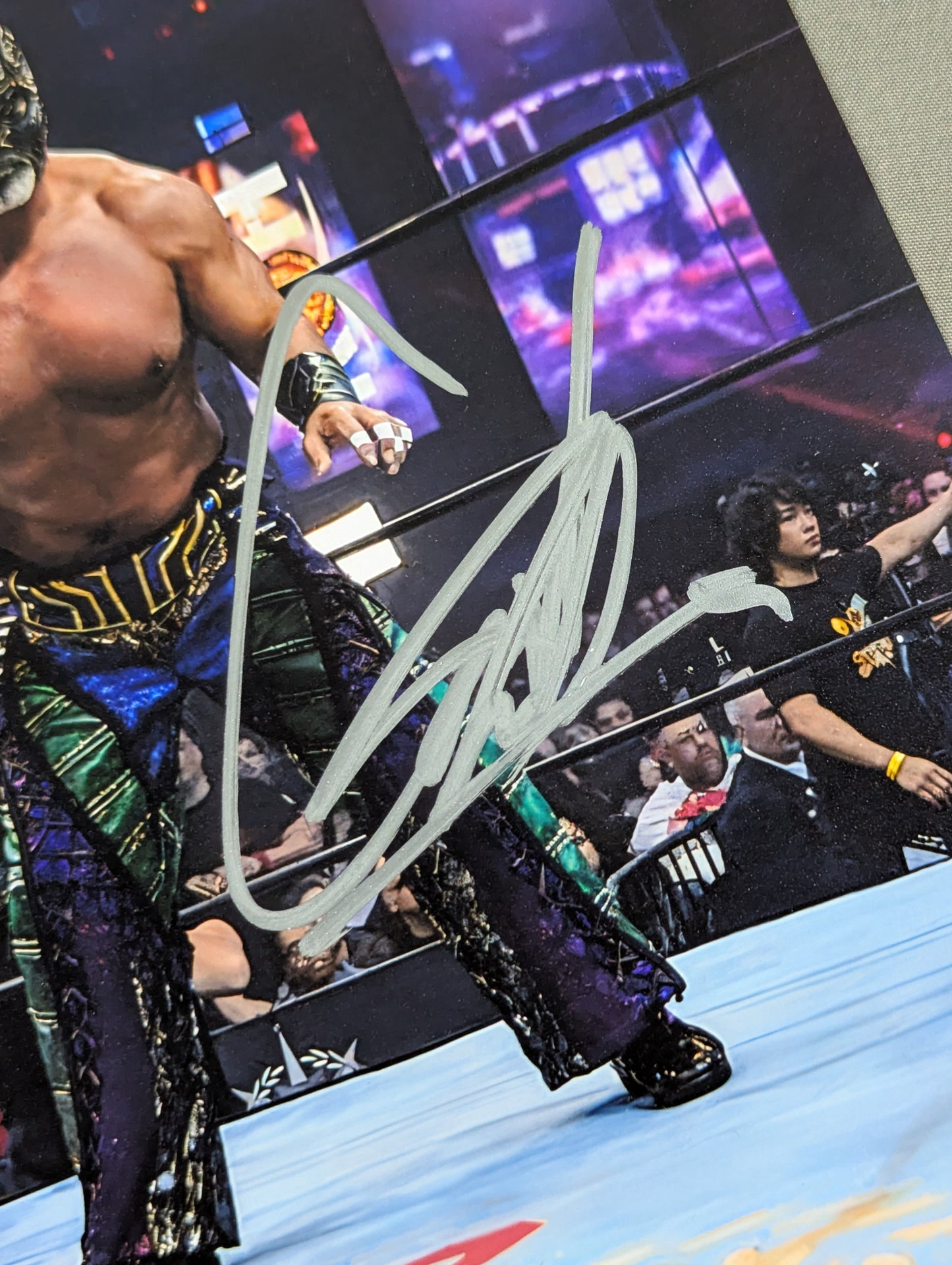 ★JSA★ Great Muta& Jushin Thunder Liger  2 hand signed autographs Pro-Photo 