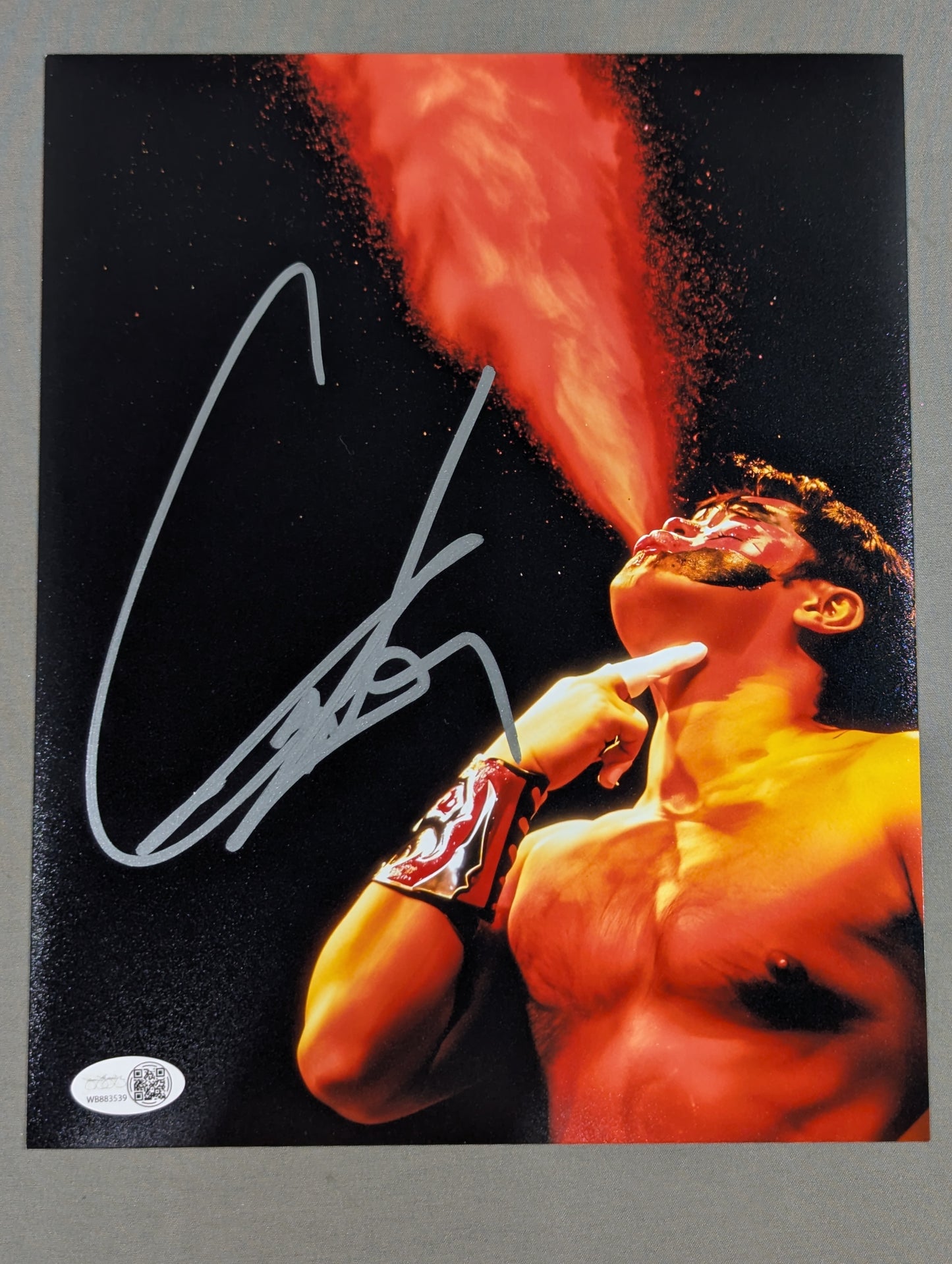 ★JSA★ Great Muta hand signed autograph  Pro-Photo  (Poison Mist) )