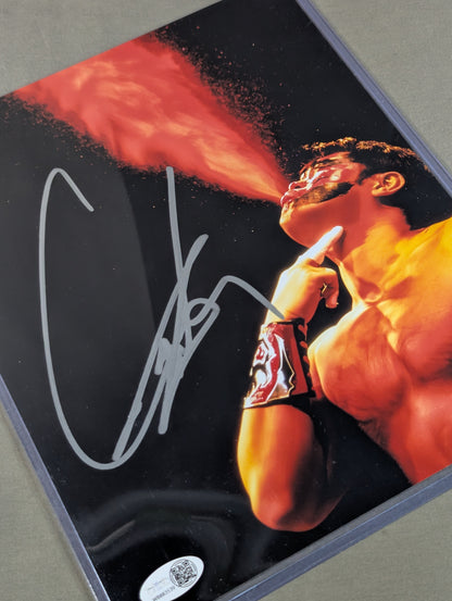 ★JSA★ Great Muta hand signed autograph  Pro-Photo  (Poison Mist) )