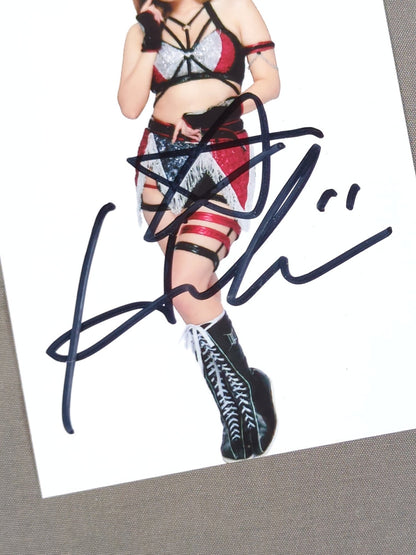 HIMEKA  hand signed autograph photo (A-4)