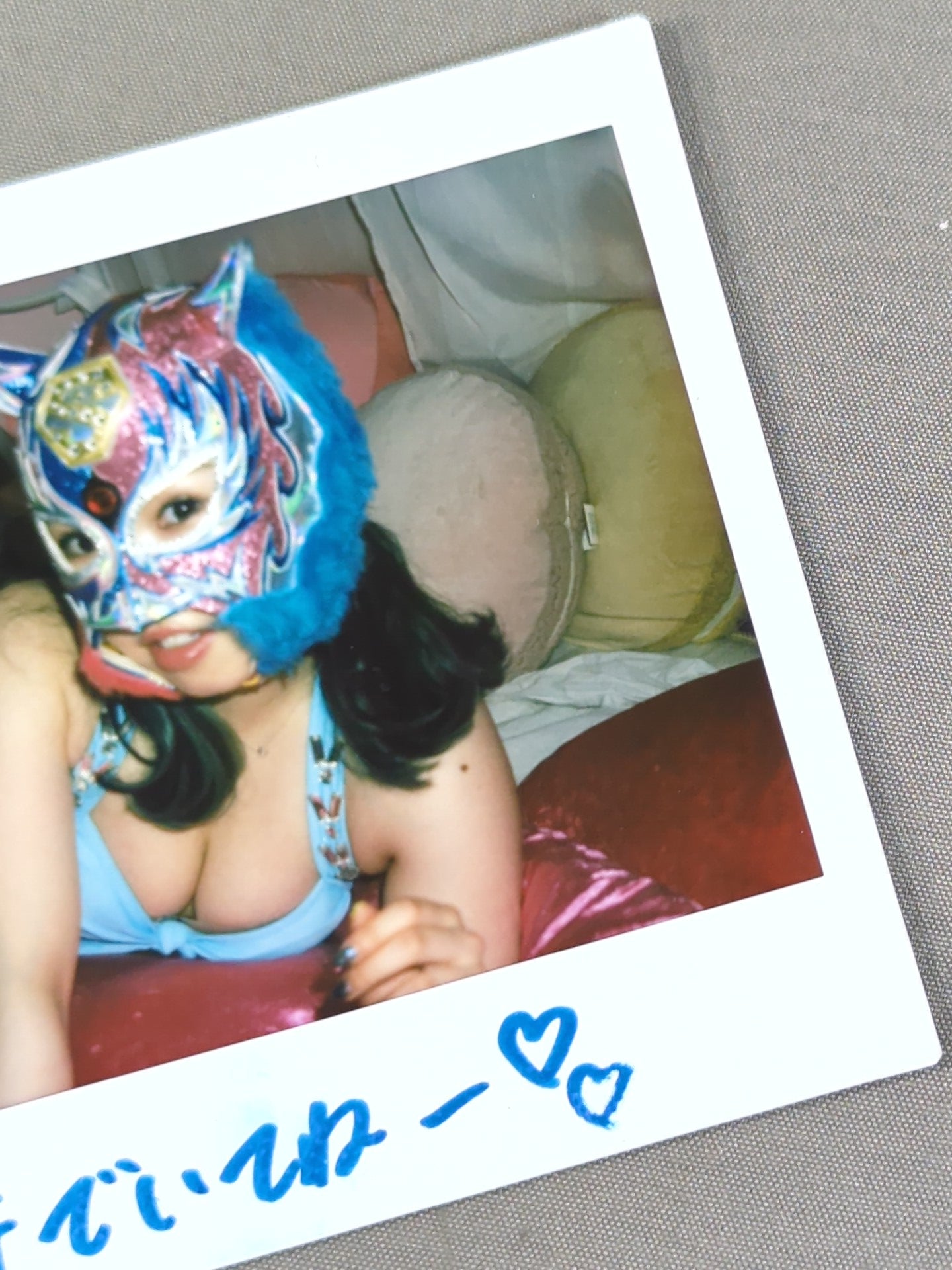 STARLIGHT KID  hand signed autograph  Swimsuit Cheki(1)