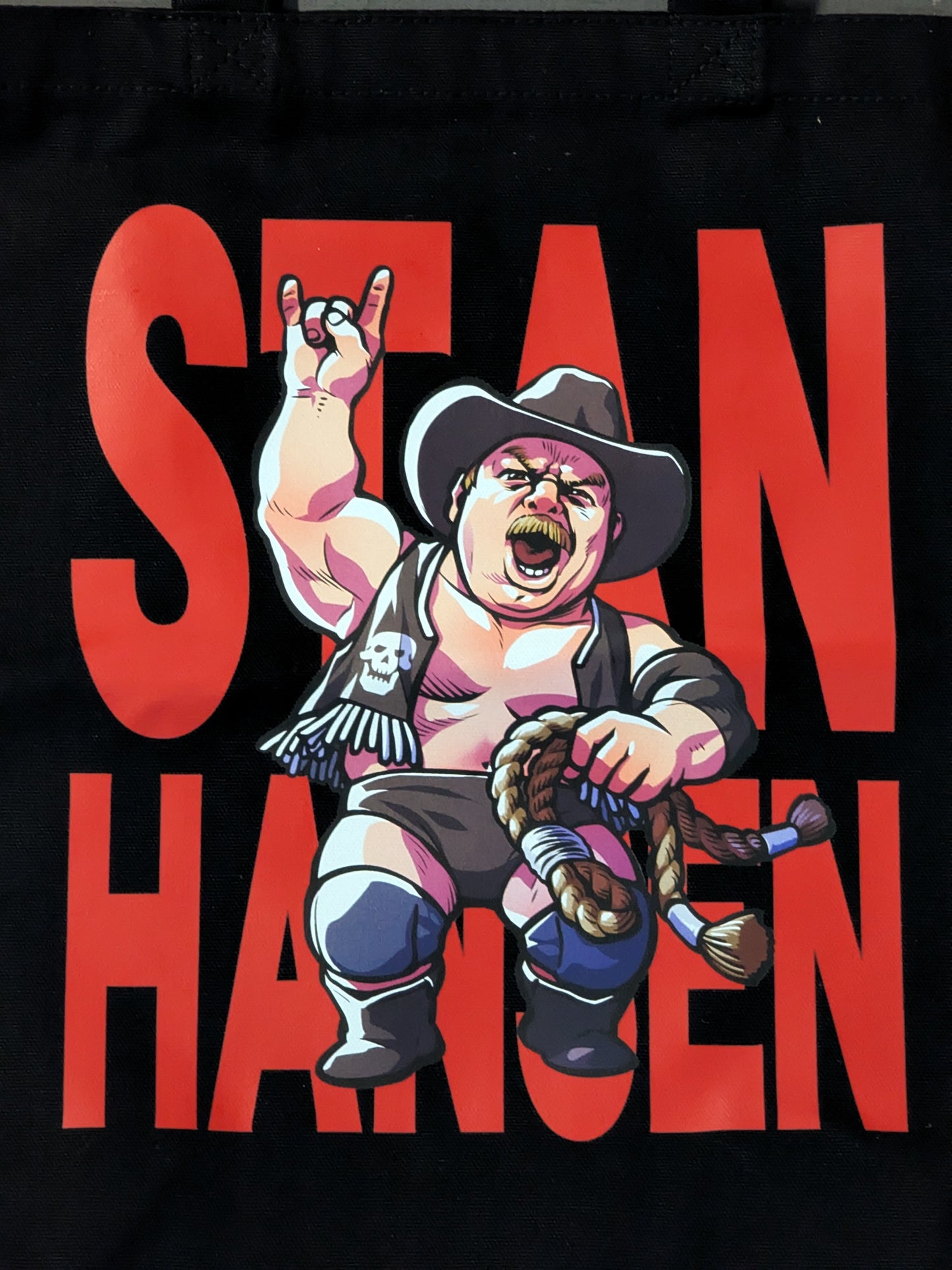 Stan Hansen Illustrated Tote Bag