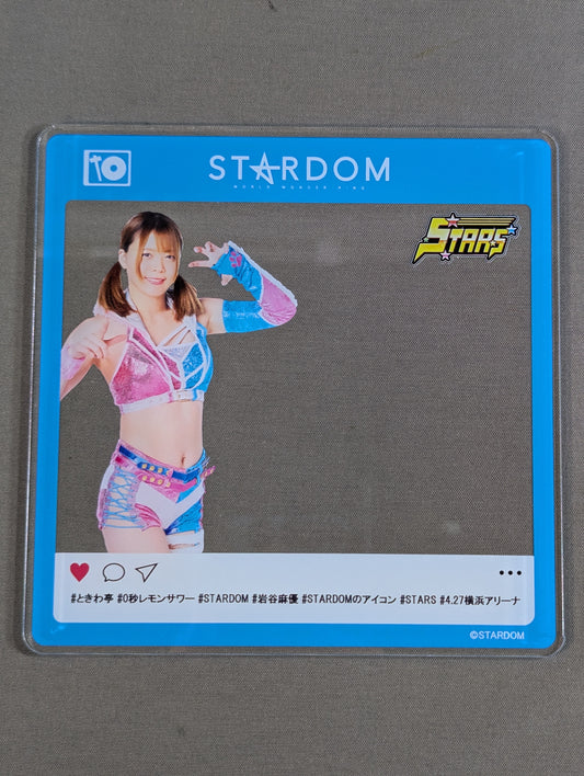 岩谷麻優 アクリルコースター(スターダム×ときわ亭)