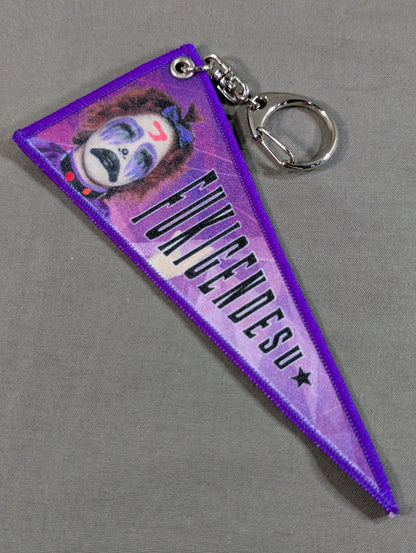 ★ FUKIGENDESU Random Pennant-Style Key Holder