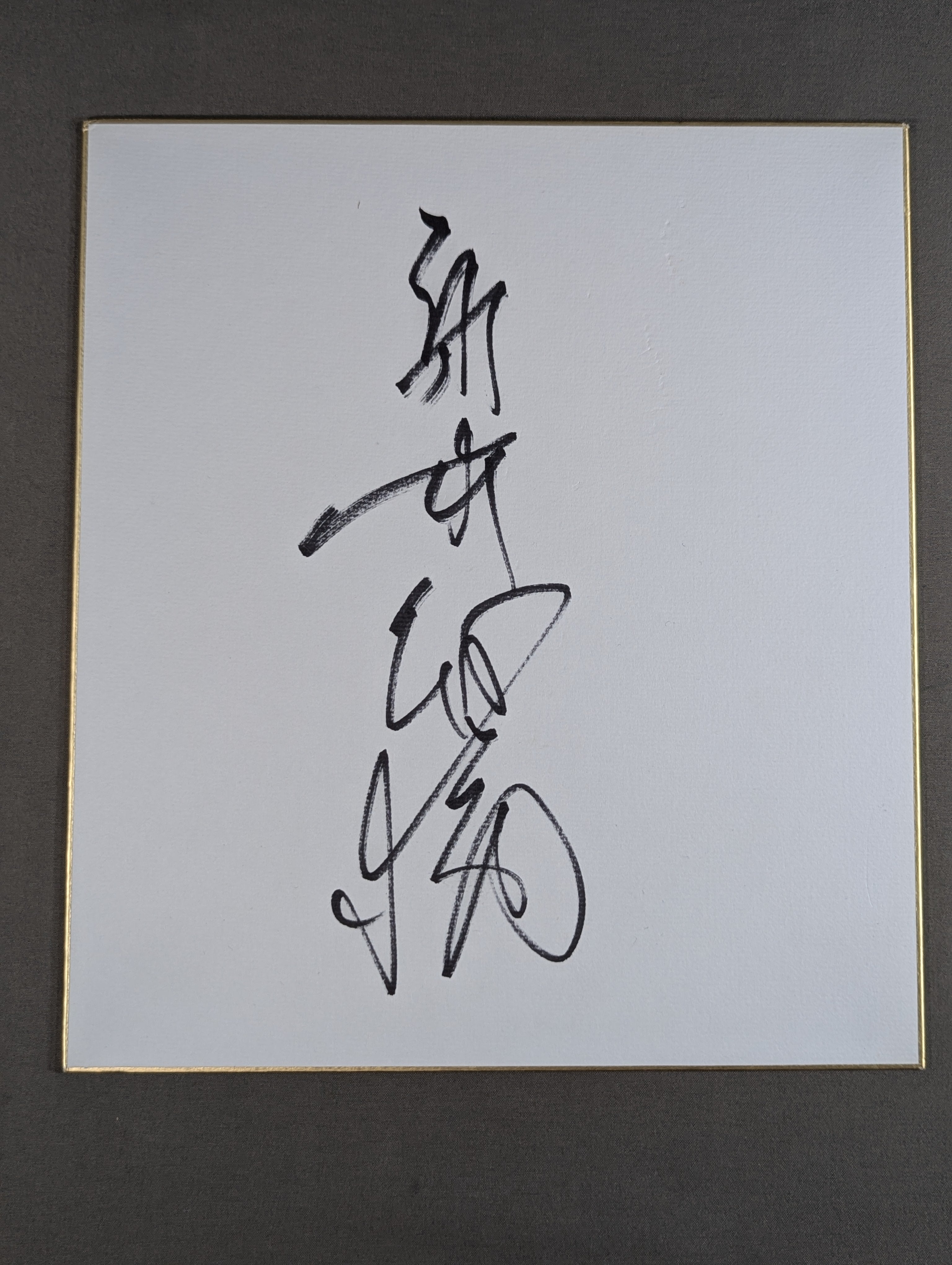 サイン色紙 – 闘道館