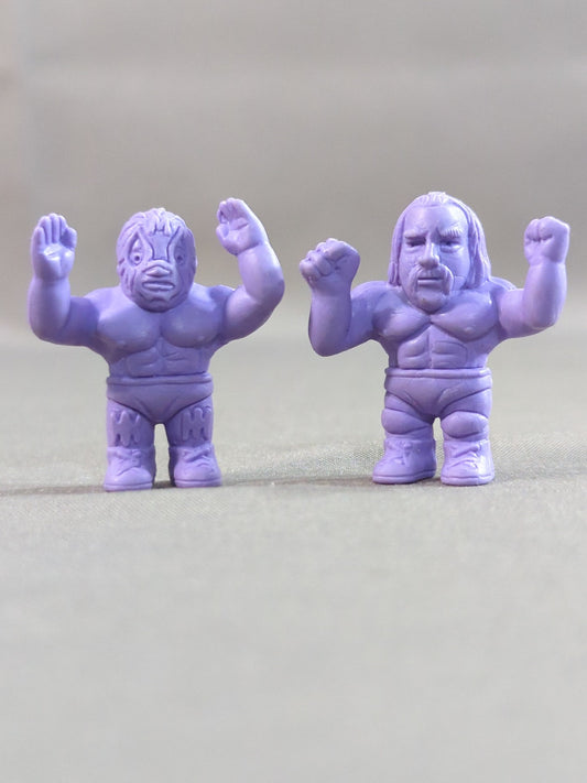 [Name Engraving Series] Hulk Hogan  & Mil Mascaras (Purple)  Pro Wrestling Eraser