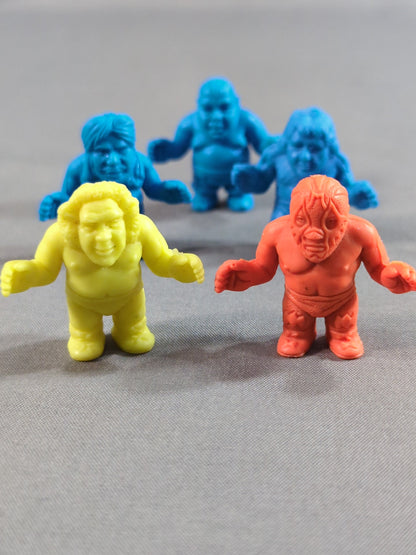 80s [Poppy] Pro Wrestling eraser series 5-piece set